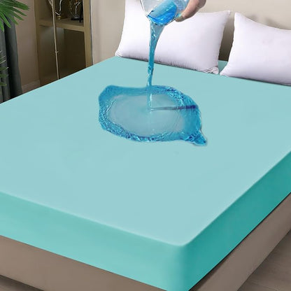 Waterproof Mattress Protector Full, Fitted Sheet Style Breathable Cooling - Image 8