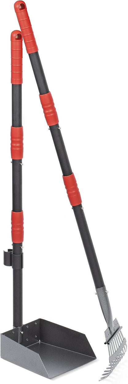 Heeyoo Dog Pooper Scooper, Dog Poop Tray and Rake Set, Pet Waste Removal Scoop - Image 9