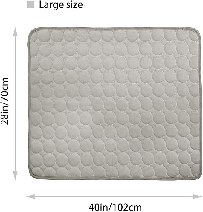 Washable Dog Cooling Mat Ice Silk Cooling Mat - Image 3