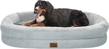 Orthopedic Washable Large Dog Bed: Cooling Dog Bed by Wozoke