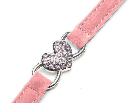 CHUKCHI Pink Soft Velvet Safe Cat Adjustable Collar - Image 5