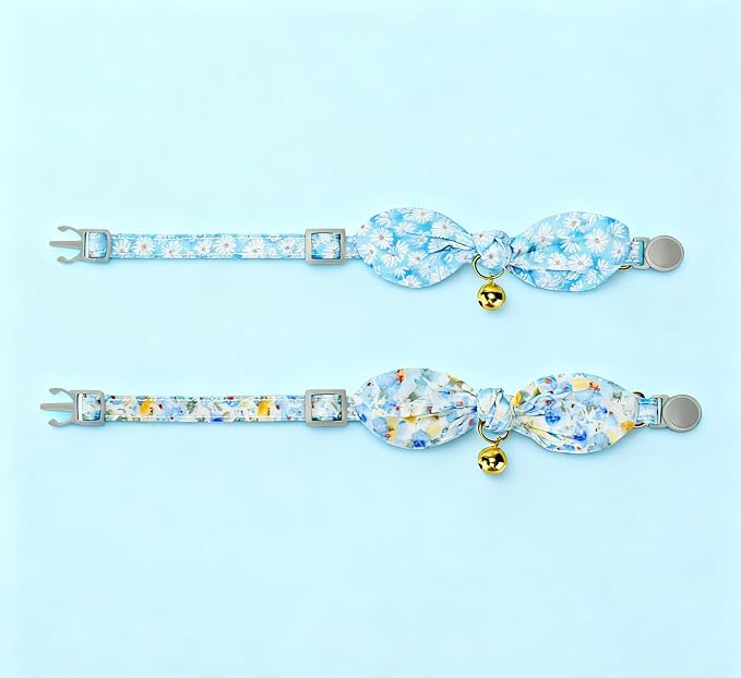 Bunny Ear Bowtie Cat Collar - Image 4