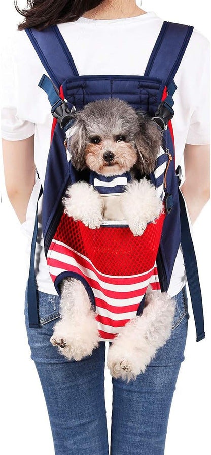 Lifeunion Legs Out Dog Carrier Backpack Hands-Free Adjustable Pet Travel Carrier by Lifeunion