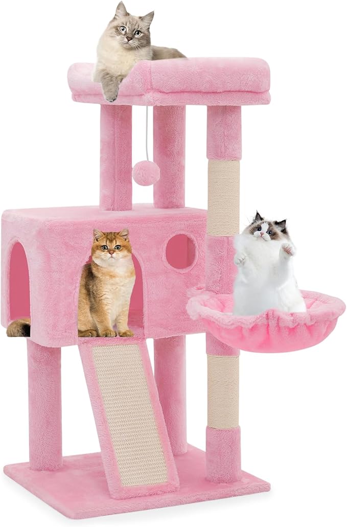 Athena Collection Cat Tree, 36 Inch Tall Cat Tree Tower by AthenaCollectionFurniture