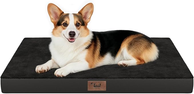 Orthopedic Dog Bed for Large Dogs, Plush Washable Pet Bed for Large Size Dogs by TailStories