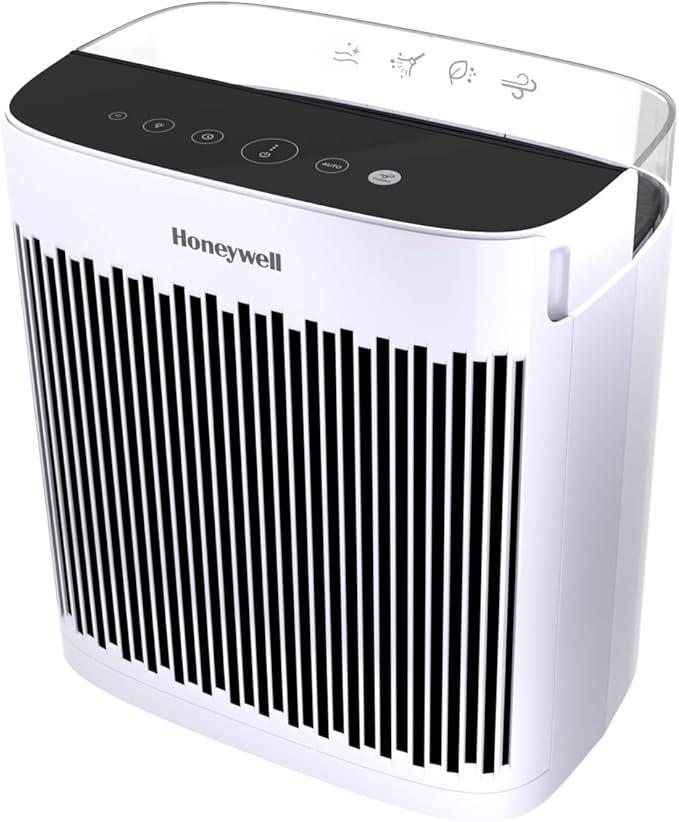 Honeywell HEPA Air Purifier for Home, 938 Ft² Rooms in 1 hour, Turbo Clean by HoneywellPluggedIn