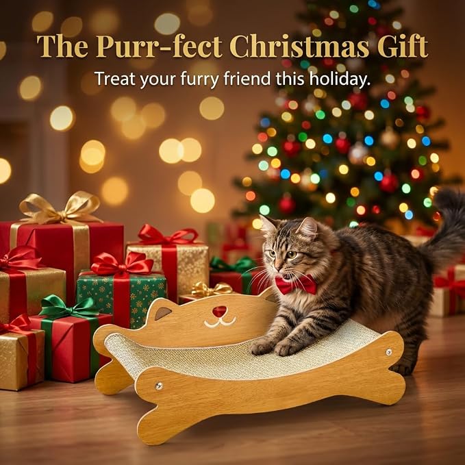 Cat Scratcher Bed for Indoor Cats Hammock for Scratch Pad Cat Scratching Post - Image 6