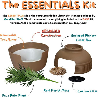 Good Pet Stuff Hidden Litter Box Planter, Decorative Cat Litter Enclosure - Image 5
