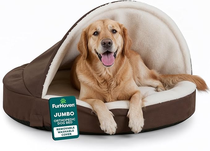 Furhaven 44" Round Orthopedic Dog Bed by FurHaven