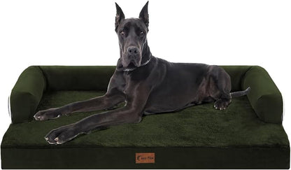 Orthopedic XXL Dog Beds, Waterproof Egg Crate Foam Big Pet Bed by CasaPaw