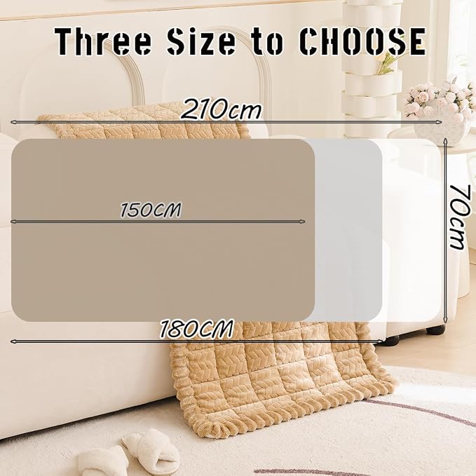 Sofa Cover Fuzzy Couch Cover for Pet, Couch Covers for Dogs Washable Non-Slip - Image 3