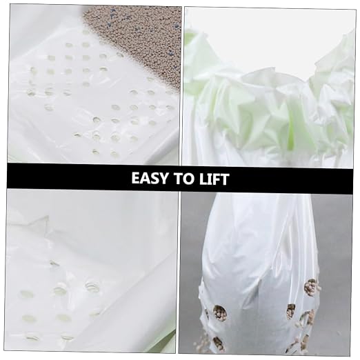 HANABASS 2sets Pet Cat Litter Filter Bag Bags Large Hole Automatic Closing - Image 7