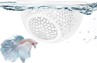 Floating Betta Hide & Shrimp Cave – All-in-One Aquarium Hammock, and Safe by Unknown