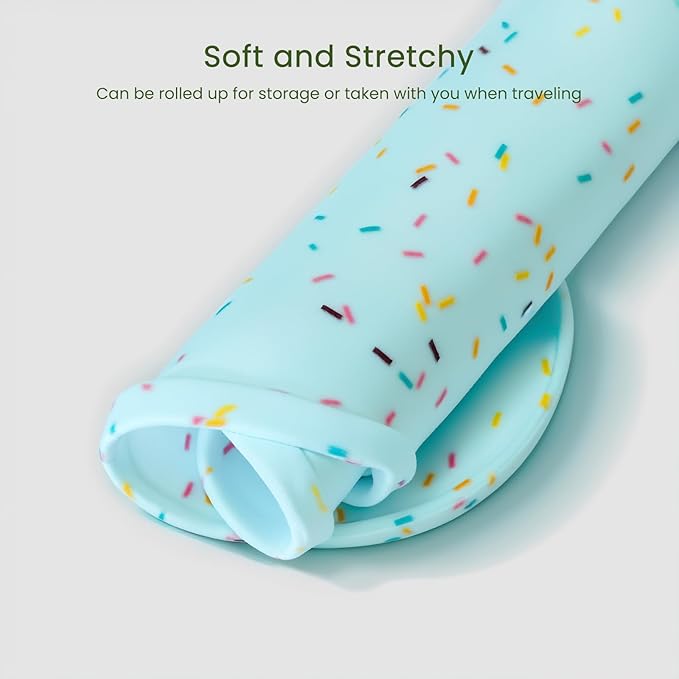 Dog Food Mat Anti-Slip Silicone Dog Bowl Mat Thicker Pet Placemat Waterproof - Image 7