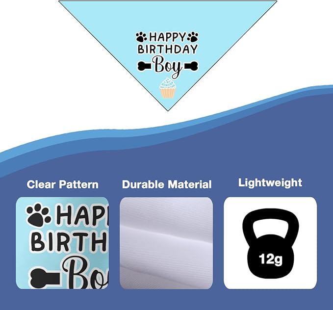 Dog Birthday Bandana Boy Happy Birthday Gifts - Image 2
