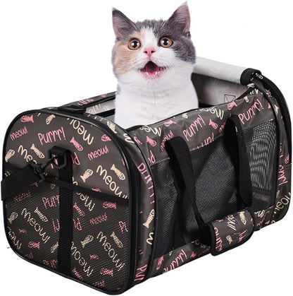 Soft-Sided Kennel Pet Carrier for Small Dogs, Airline Approved Cat Carriers Dog by GOOPAWS