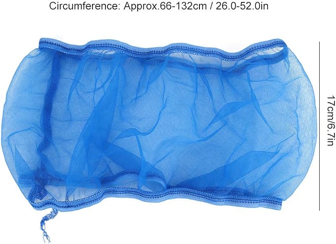 Alvinlite 2 Pieces Bird Cage Cover Seed Feather Catcher Birdcage Nylon Mesh Net - Image 4