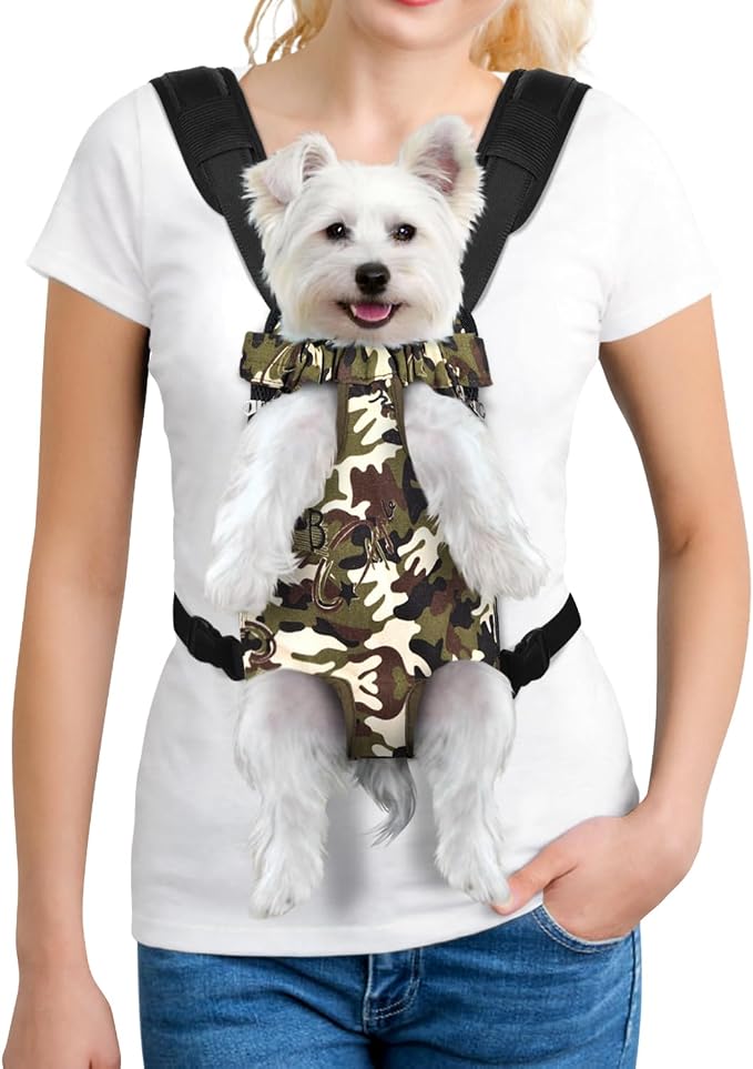 YUDODO Pet Dog Carrier Backpack Adjustable Dog Front Carrier, Legs Out Easy-Fit by YUDODO