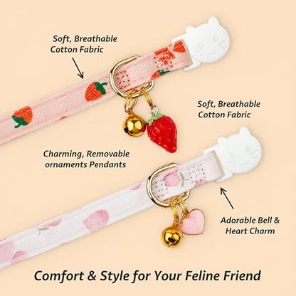 2-Pack Cotton Breakaway Cat Collar - Image 8