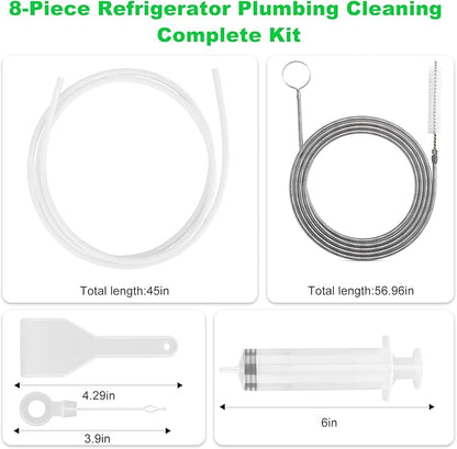 8 PCS Refrigerator Drain Cleaning Tool - Image 4