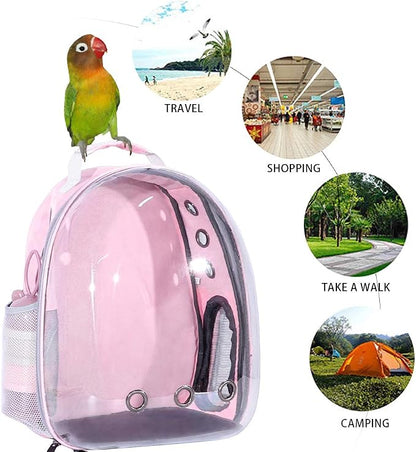Pink Bird Backpack Carrier - Image 6