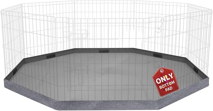 PETIME Bottom Cover Mat for Dog Playpen Pen Water-Resistant Pad Floor Protector by PETIME