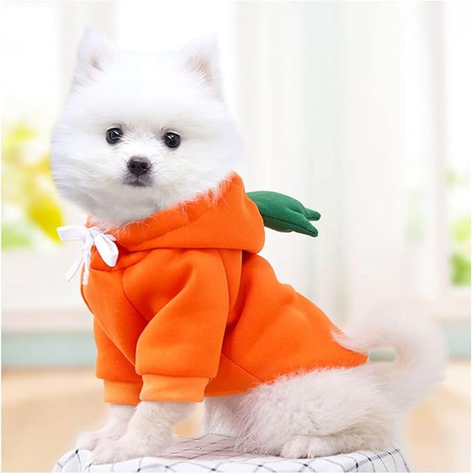 Warm Dog Winter Clothes Cute Fruit Dog Coat Hoodies Fleece Pet Dogs Costume - Image 4