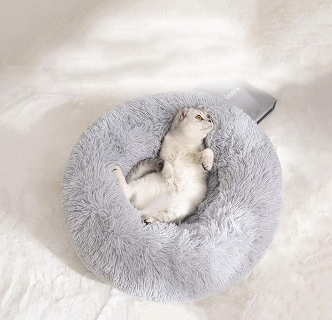 BODISEINT Modern Soft Plush Round Pet Bed - Image 4