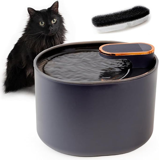 Tebon Cat Water Fountain – Automatic Pet Water Dispenser & Drinking Bowl – by AngoraBrands