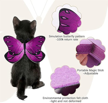 Pet Cat Bat Wings for Halloween Party Decoration, Puppy Collar Leads Cosplay - Image 5