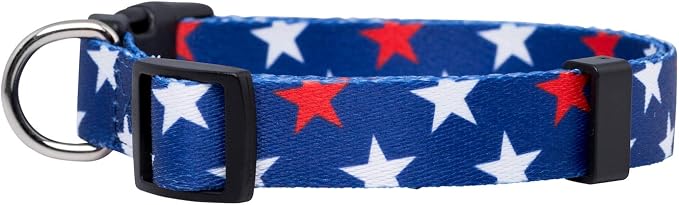 Native Pup American Flag Dog Collar- Red White and Blue- Patriotic Collars - Image 2