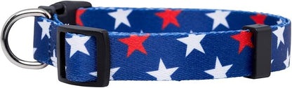 Native Pup American Flag Dog Collar- Red White and Blue- Patriotic Collars - Image 2