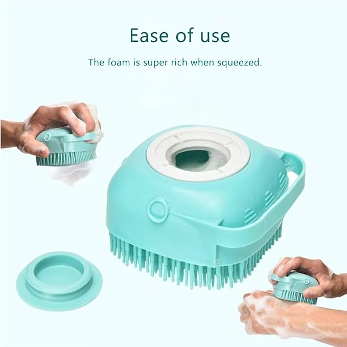 Pets Bath Brush | Scrubber for Bath | Dog Shampoo Brush | Dog Washing/Shower - Image 7