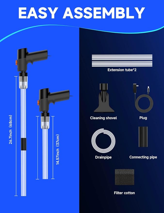VIPASKA Electric Aquarium Gravel Cleaner Kit - Image 7