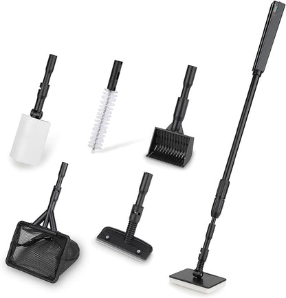 hygger 6-in-1 Aquarium Cleaning Tools, 6 Clean Heads by hygger