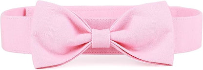 Segarty Dog Bow Ties for Large Dogs Neck Girth 16.5-21.3in, Adjustable Pink by Segarty