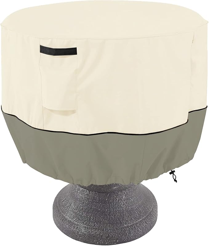 Bitubi Bird Bath Cover（24"x18"） 600D Oxford Cloth Garden Fountain Statue by PatioFurnitureCovers