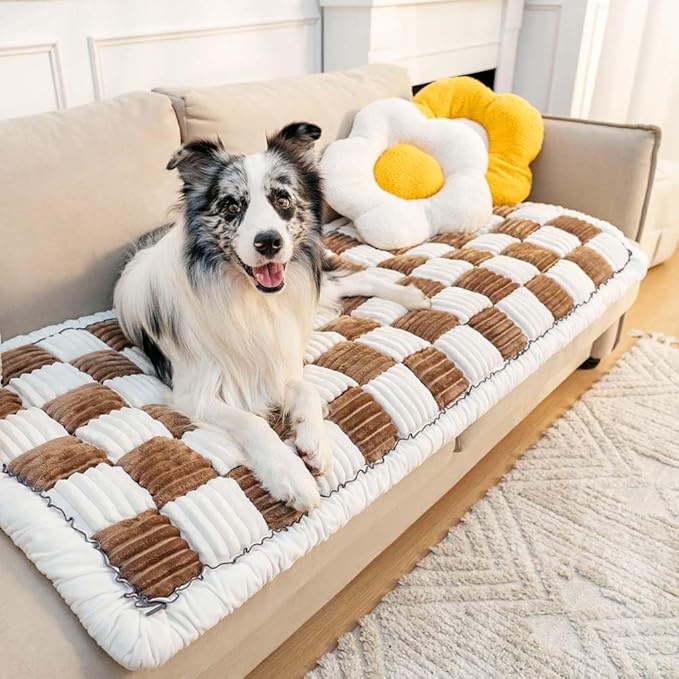 FUNNY FUZZY Pet Couch Covers for Sofa, Couch Covers for Dogs Washable Dog Couch by FUNNYFUZZY