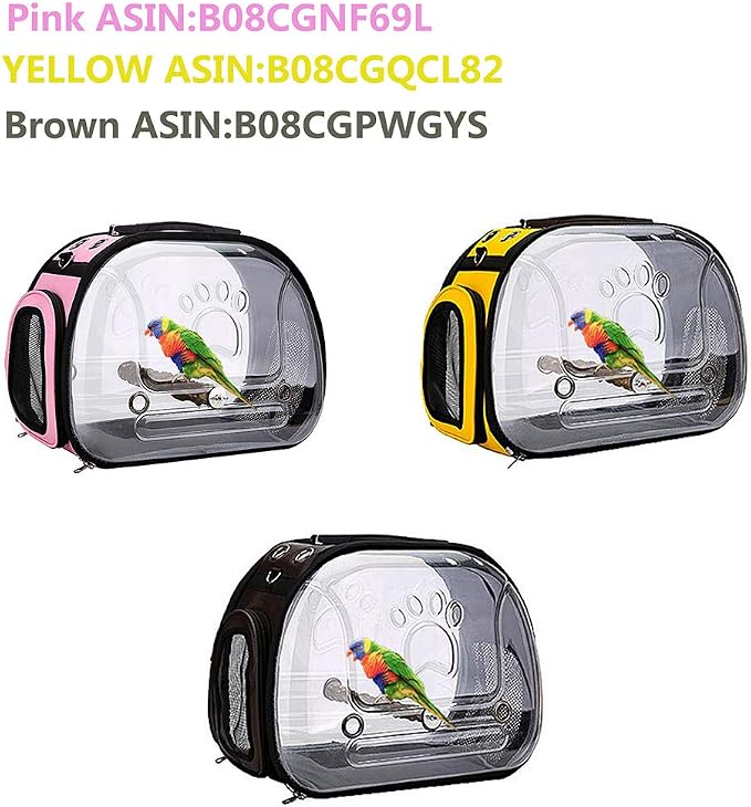 Bird Parrot Backpack Carrier Travel Bag - Image 8