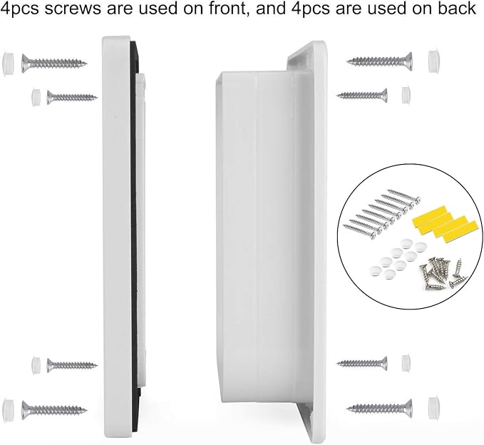 CEESC Large Cat Door for Interior/Exterior Door, Weatherproof, Rotary 4 Way - Image 5