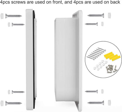 CEESC Large Cat Door for Interior/Exterior Door, Weatherproof, Rotary 4 Way - Image 5