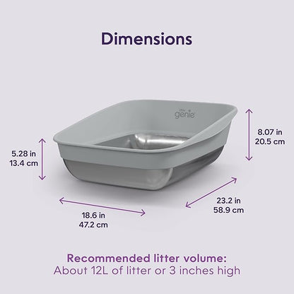 Litter Genie Platinum Stainless Steel Litter Box | Durable, Modern Design - Image 6