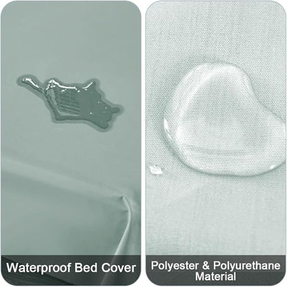 DUJUIKE Waterproof Bed Cover for Dog and Cats, Pet Hair Resistant Bed Sheet - Image 2