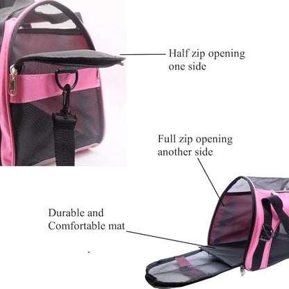 Cat Carrier, Soft-Sided Pet Travel Carrier - Image 5