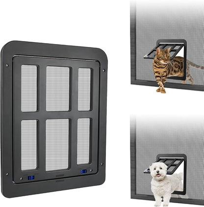 NAMSAN Cat Screen Door, Flap Opening 8.3 x 10.3 inches, Doggie Door by Namsan