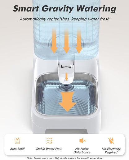 Automatic Dog Water Bowl Dispenser - 8L Large Gravity Cat Water Dispenser with - Image 8