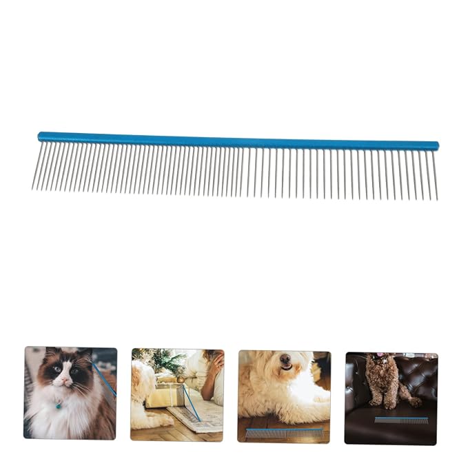 POPETPOP Daily Use Compact Pet Comb Ergonomic Design - Image 8