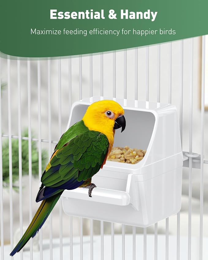 Pawfly 2 Pcs Bird Feeder, Hanging Plastic Water Dispenser - Image 6