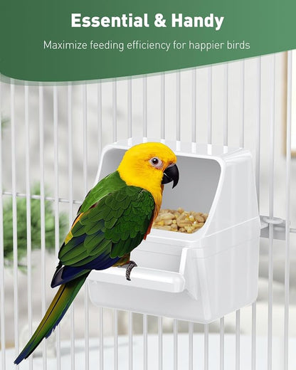 Pawfly 2 Pcs Bird Feeder, Hanging Plastic Water Dispenser - Image 6
