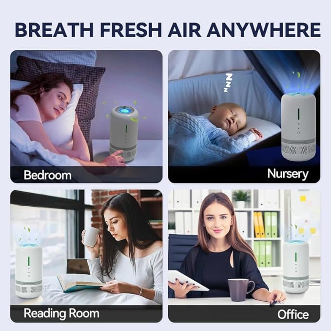 Air Purifiers for Home, H13 HEPA Small Air Purifier for Room up to 960ft² - Image 7